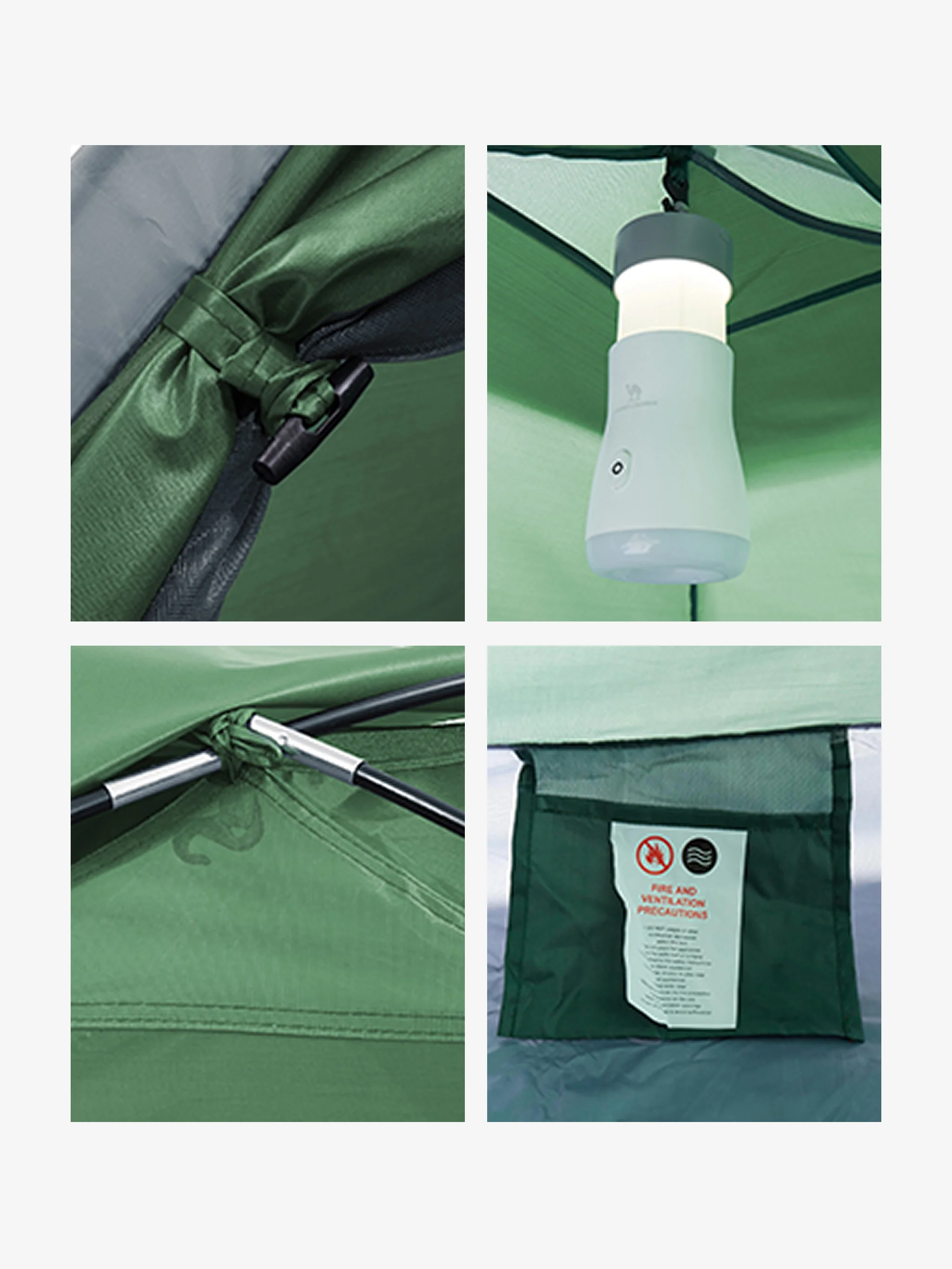 2-Person Ventilated Dome Camping Tent - Image 4