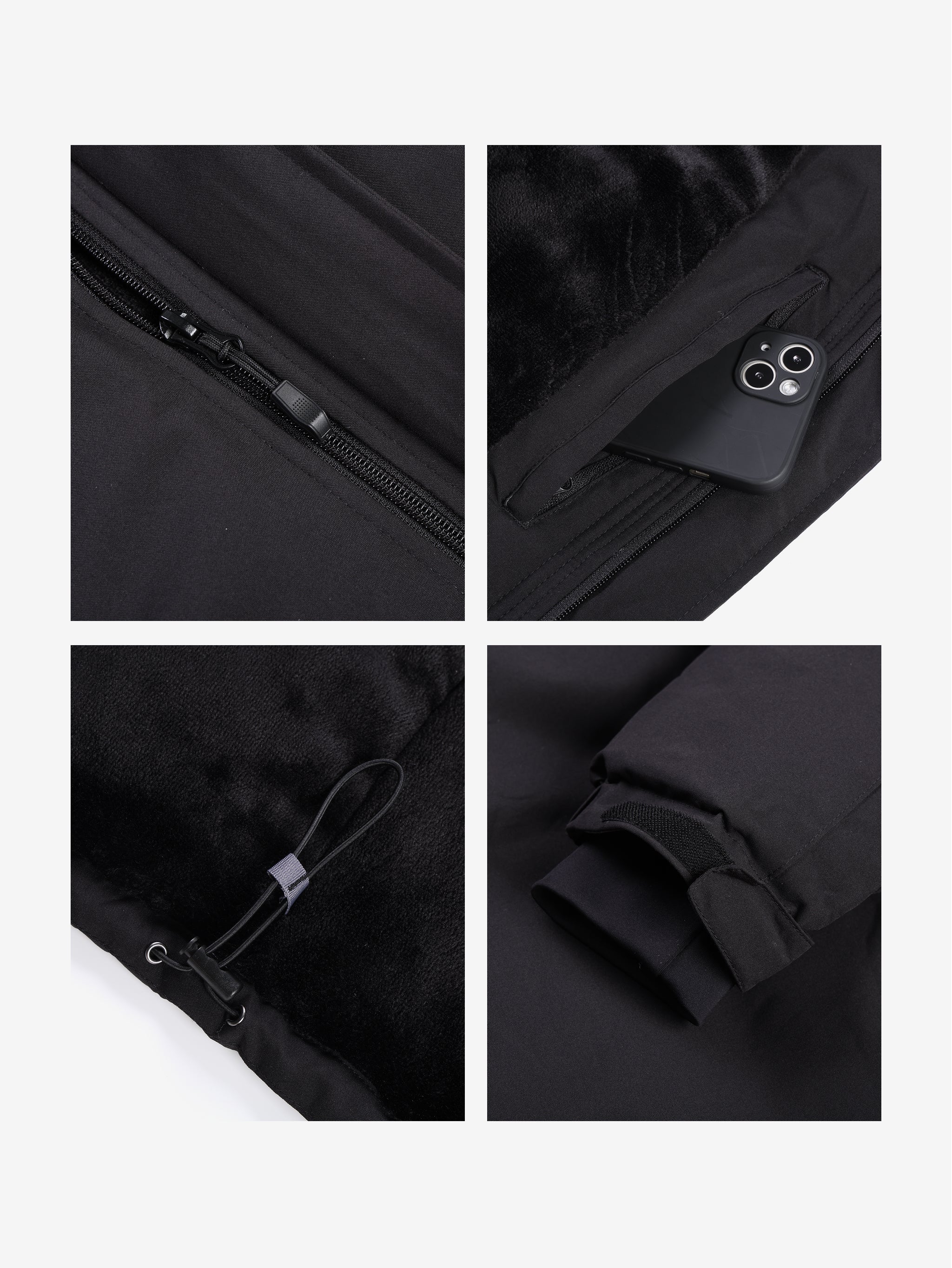 Men’s Urban Edge Fleece Rain Jacket - Image 4