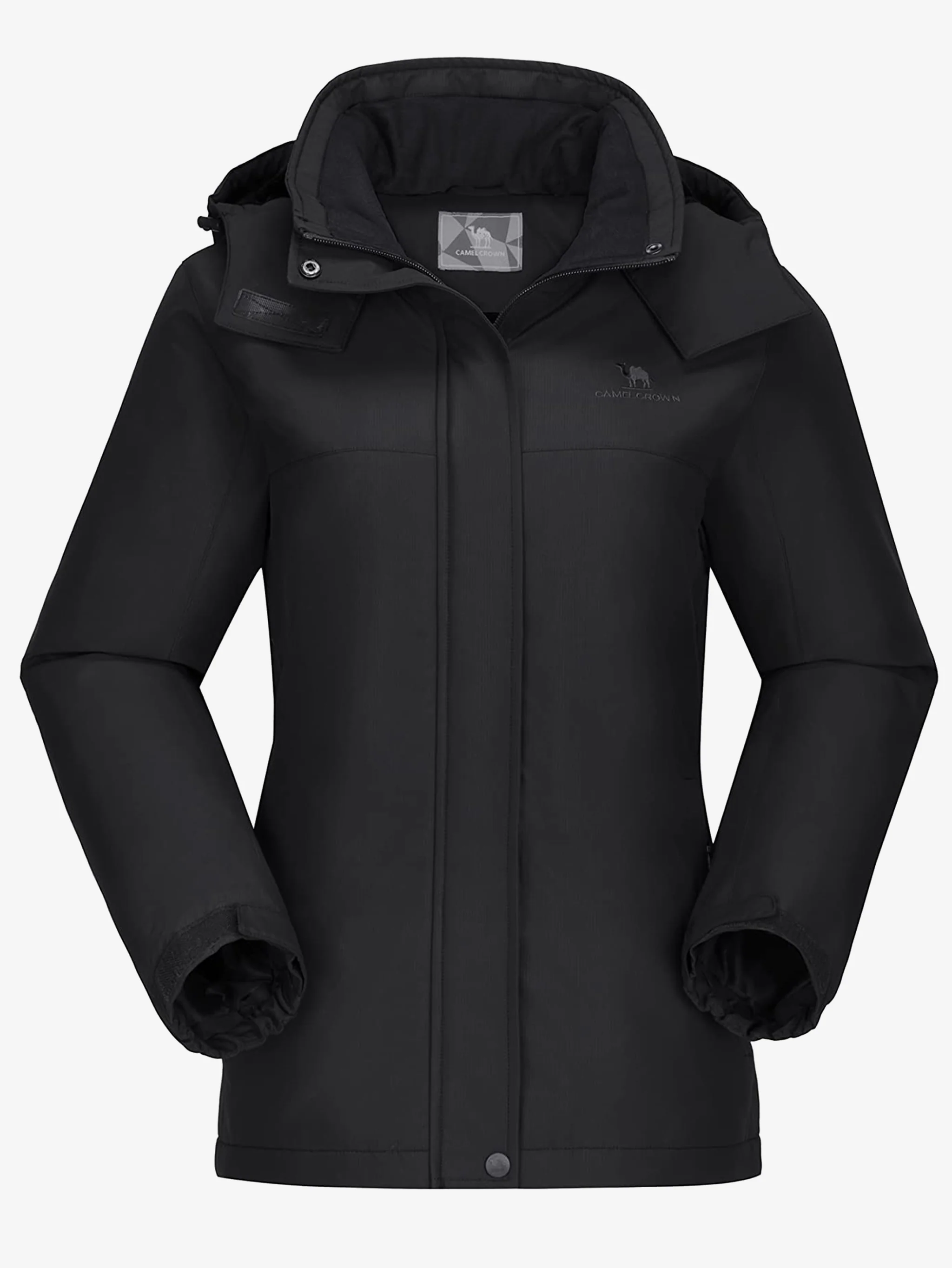 Women’s Urban Edge Fleece Jacket Detachable Hood - Image 8
