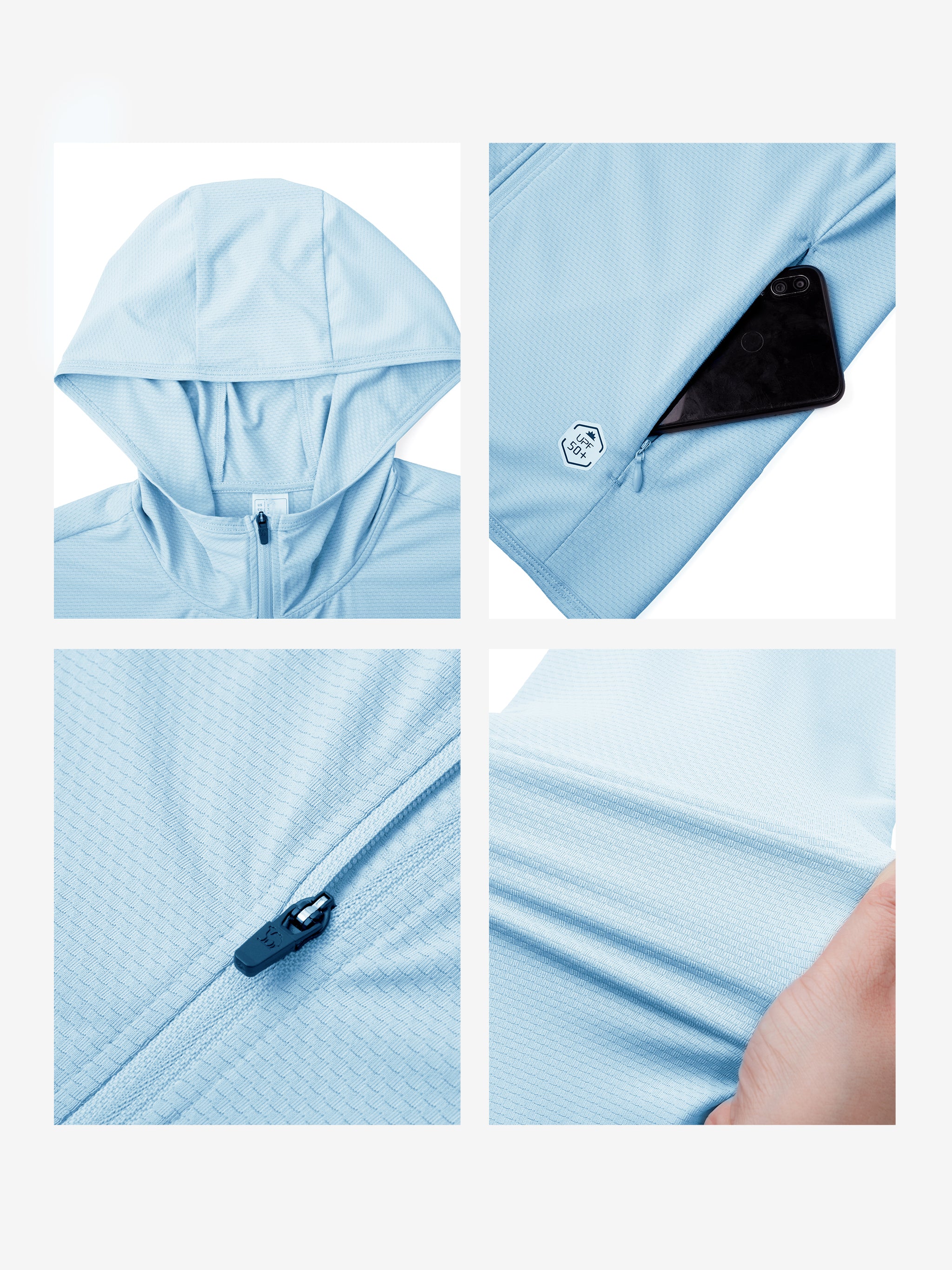 Women's UPF 50+ Hooded Sun Jacket - Image 5